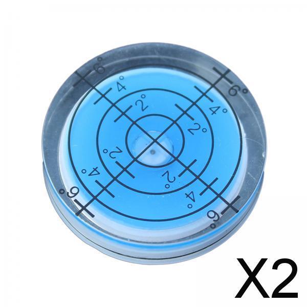 2xHorizontal Bubble with Scale Bubbles Level Tool Measuring Tools Spirit Level Blue