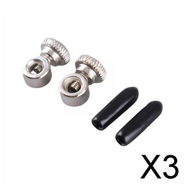 3x2 Pair Jumping Rope Screws End Caps Components Replacement for Skipping Rope