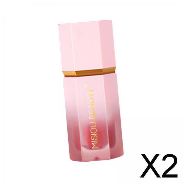 2xLiquid Cheek Blush Moisturizing Soft Cream Face Blush for Face Eyes and Lips Style F