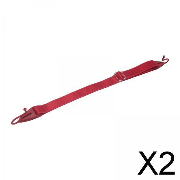 2xEye Glasses Holders Around Neck Non Slip String Rope for Men Skiing Hiking Red