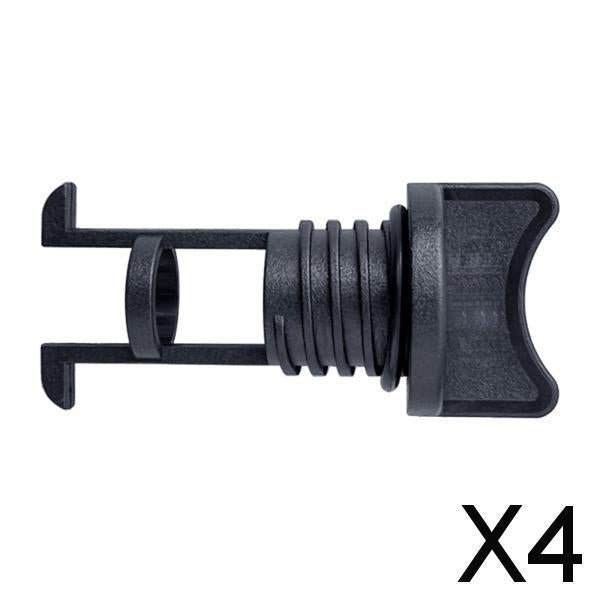 4xDrain Boat Plug Standard Size Nylon for Canoe Boat Hull Kayak Dinghy