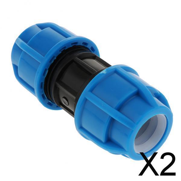 2xQuick Connect Push Fitting Tube Straight Union Coupler Air Push Fitting 20mm