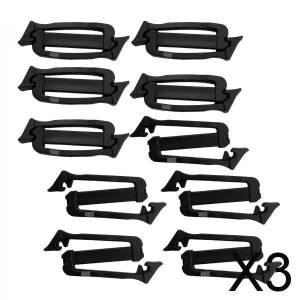 3x10x Adjusters Camping Equipment Survival Outdoor 26mm Webbing Release G Hook