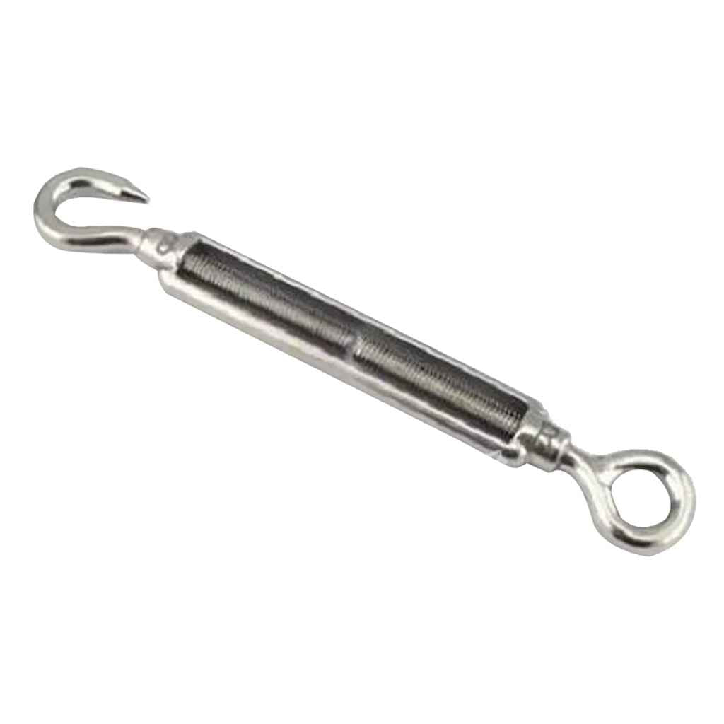 Stainless Steel Hook Eye Turnbuckle Wire Rope Tension Turnbuckle  97mm