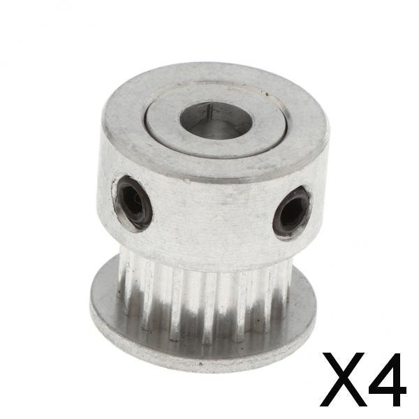 4xStainless Steel 2GT Timing Pulley Belt Gear Wheel Bore for Width Belt 5mm