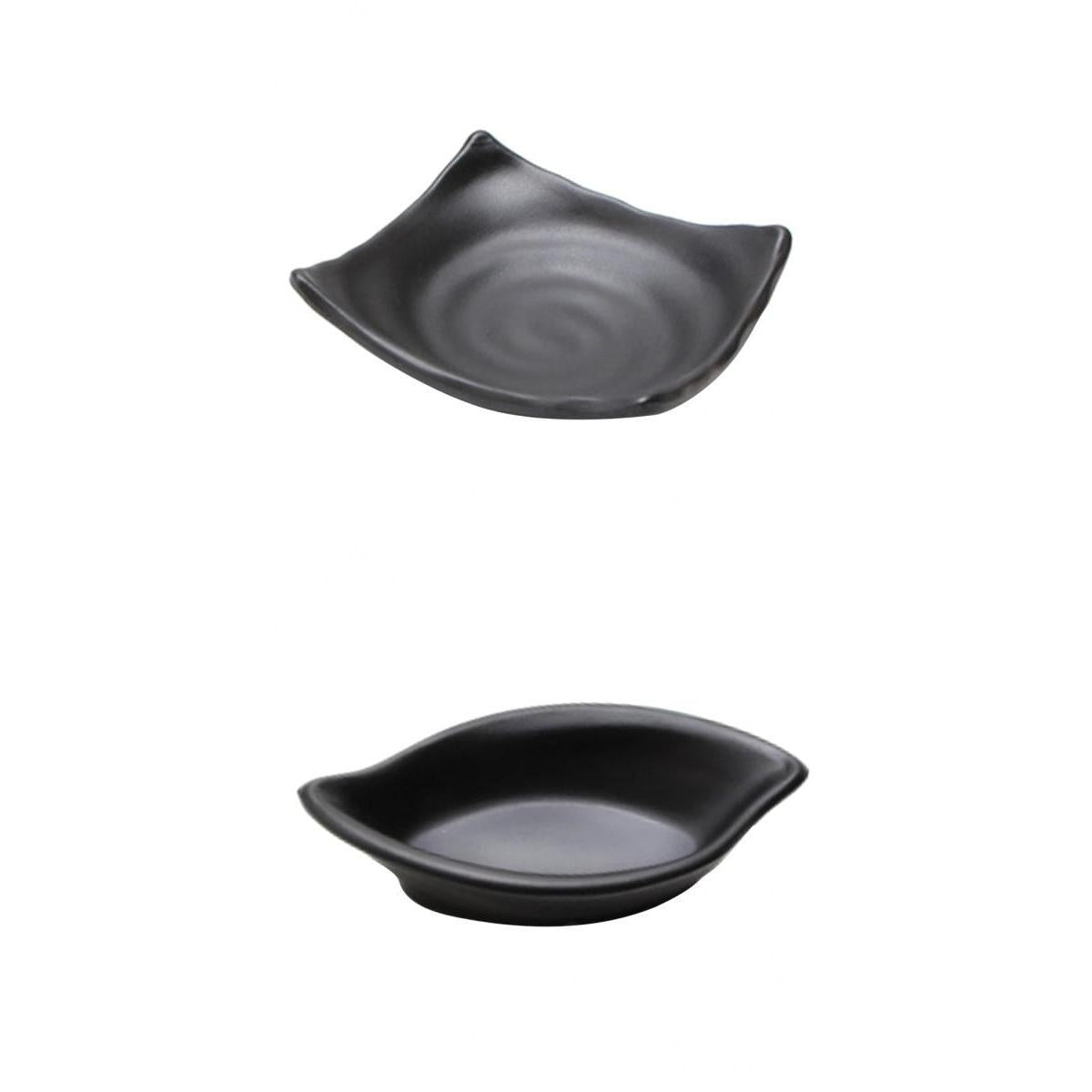 2Pcs Japanese Sushi Sauce Dipping Bowl Party Snacks Nuts Tray Butter Dish