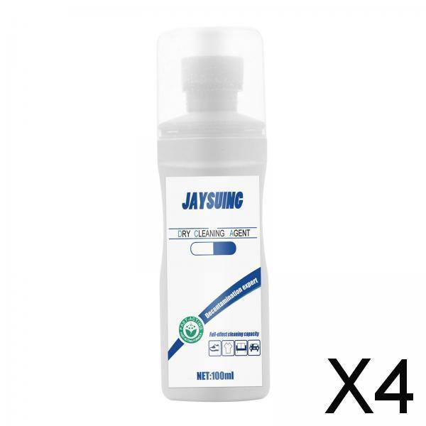 4xWaterless Liquid   Cleaning Agent Cleaning Agent for Shoes Clothes Bags