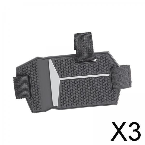 3xMotorcycle Shoe Protector Spare Parts Replacement Motorcycle Boots Protector Black grey