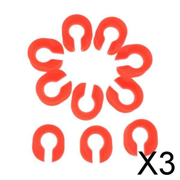 3x10pcs Climbing Rope Sleeve Protector Thimble Accessories for Climbing Rescue