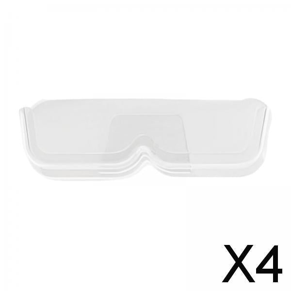 4xEyeglasses Holder Wall Mount Durable Stylish for Tabletop Showcase Apartment Clear