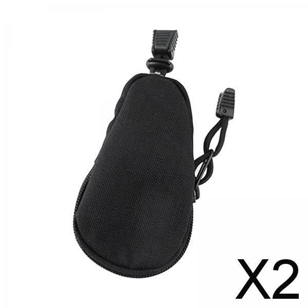 2xKey Pouch Hanging Waist Bag Gear Men Women Multipurpose Outdoor Camping