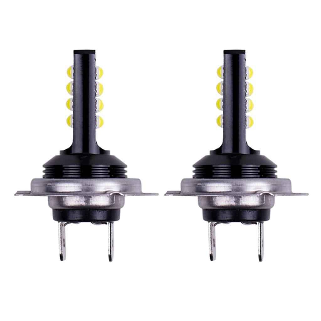 Univeral 2XWhite H7-60W-3030-12SMD LED Bulb HighPower Super Bright Car Light