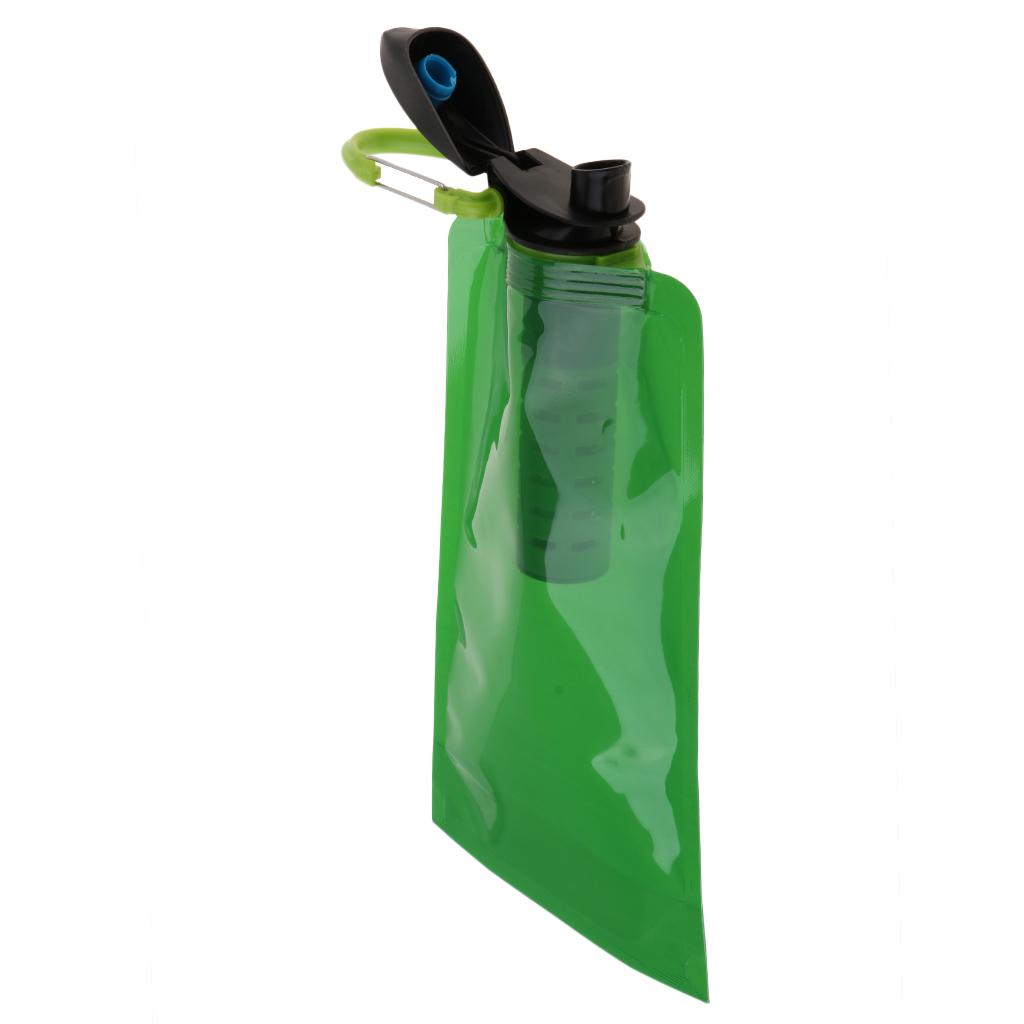 Collapsible Water Filter Bottle/Canteens/Bags for Camping Hiking Backpacking