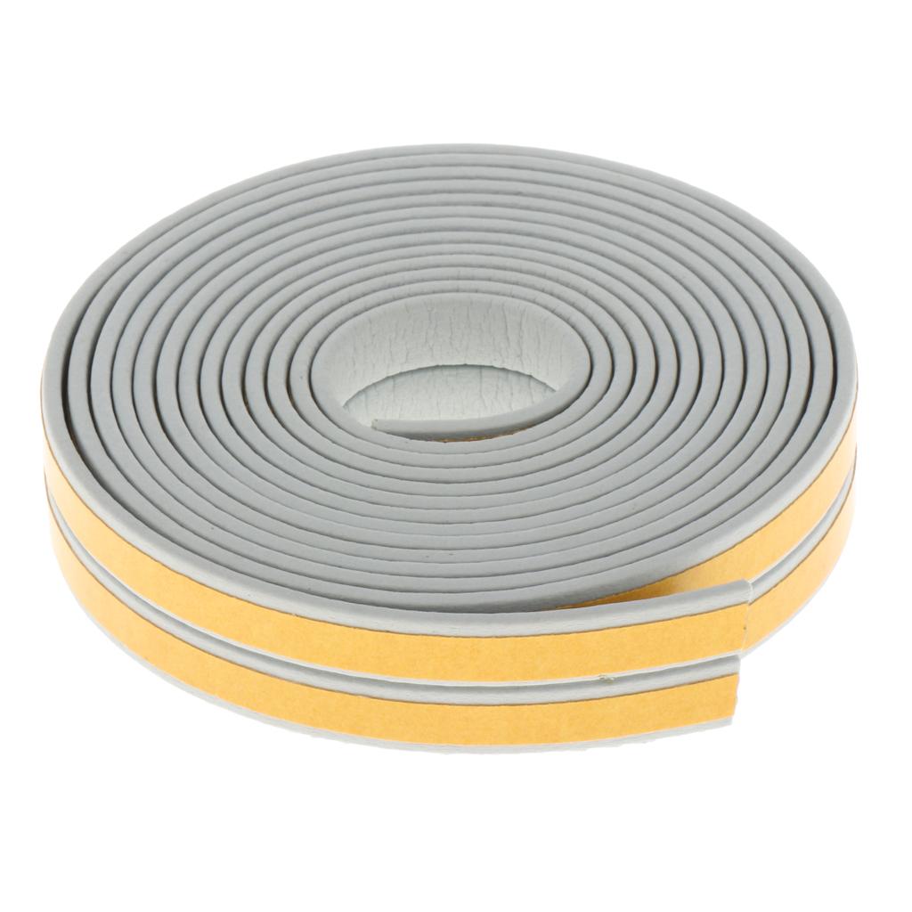 5 Meter Foam Self Adhesive Window Door Excluder Seal Strip Tape E Grey