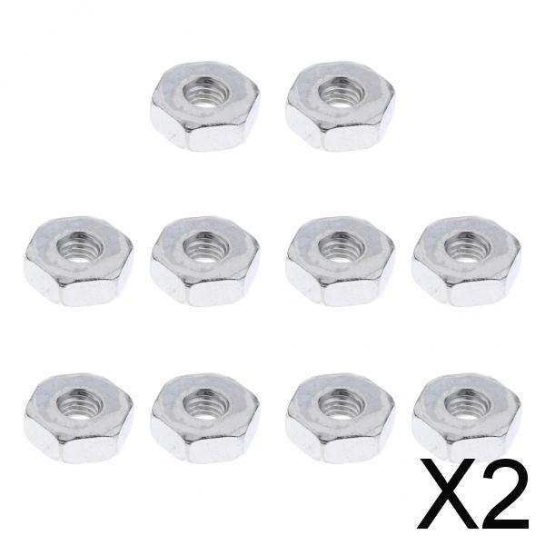 2x10Pieces Bar Nuts for STIHL MS170 MS171 MS180 MS181 MS192 MS200 MS210 MS260