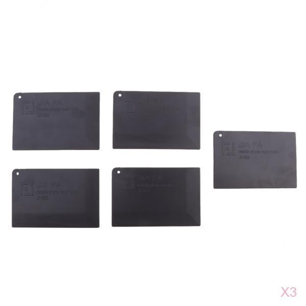 15 Pieces Repair Tool Opening Pry Battery Disassembly Tough Card for iPhone