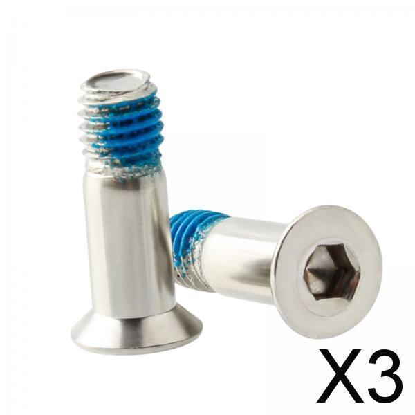 3x2Pcs Rear Derailleur Screws M5x15.8mm Guide Wheel Bolts for Road