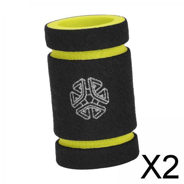 2x22mm Tattoo Grip Cover for 1inch Tattoo Tube Grips Wrap Tattoo Pen Cover Yellow