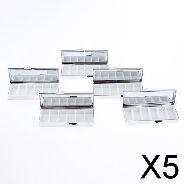5x6 Compartments Pill Organizer Box Medicine Tablet Case for Daily Travel Use