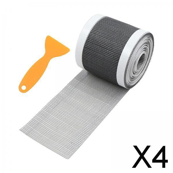 4xFloor Drain Hair Catcher Sticker Disposable Bathroom Hair Filter for Balcony