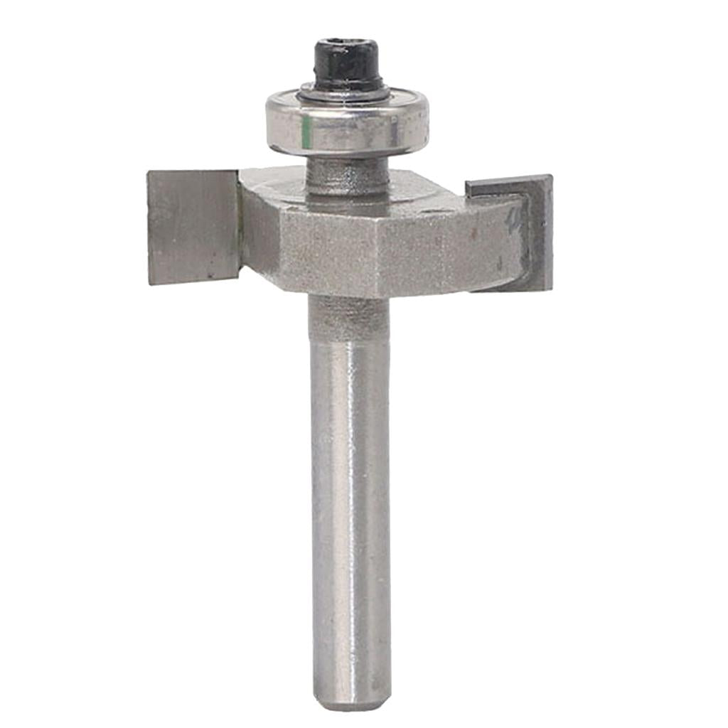 T Slot Rabbeting Biscuit Cutter Router Bit w/Bearing Woodworking Slotting 7