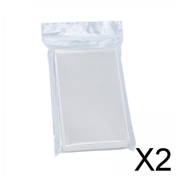 2x50x Card Sleeves Durable Card Protectors for Board Games Accessories Unsealed 6.1cmx8.8cm