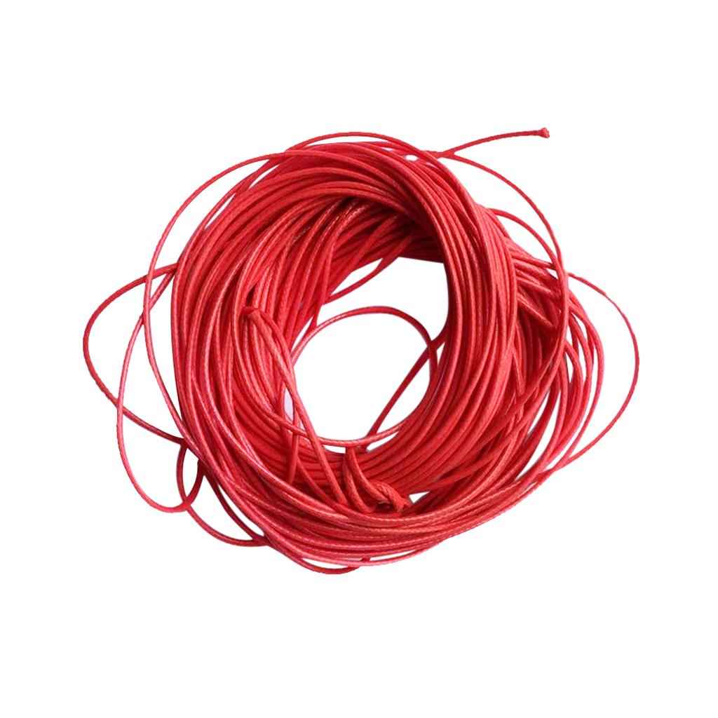 10 Meter Wax Nylon String Rope for DIY Bracelet Jewelry Making Red