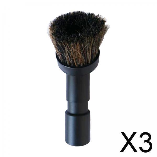3xCompact Dusting Brush 32mm & 35mm Adapter Vacuum Cleaner Part Soft Bristle 36mm bristles