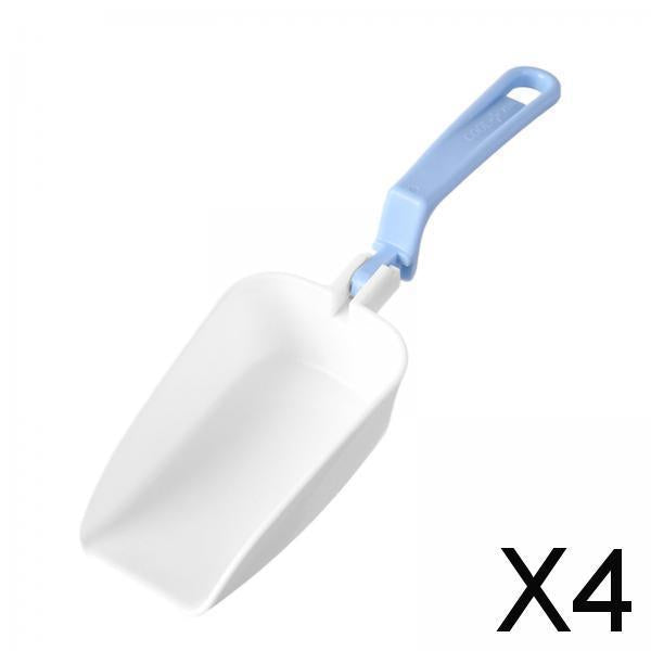 4xIce Cube Scoop Multiuse Snack Scoop for Kitchen Restaurant Pantry Blue