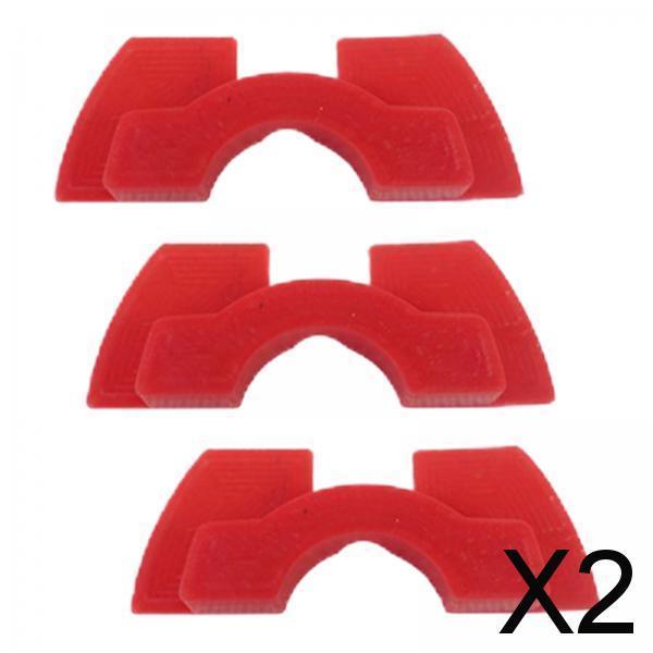 2x3x Electric Scooter Rubber Damping Pad Accessories for Xiaomi M365 red
