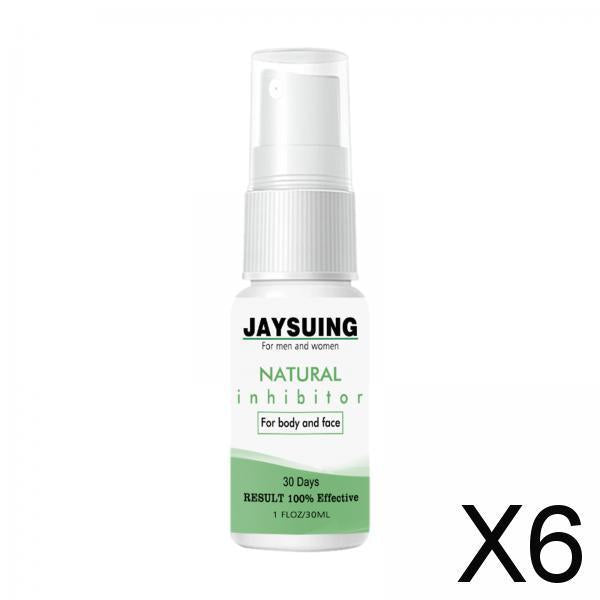 6xPainless Permanent Hair Removal Inhibitor Spray Stop Hair Smooth Women 30ml