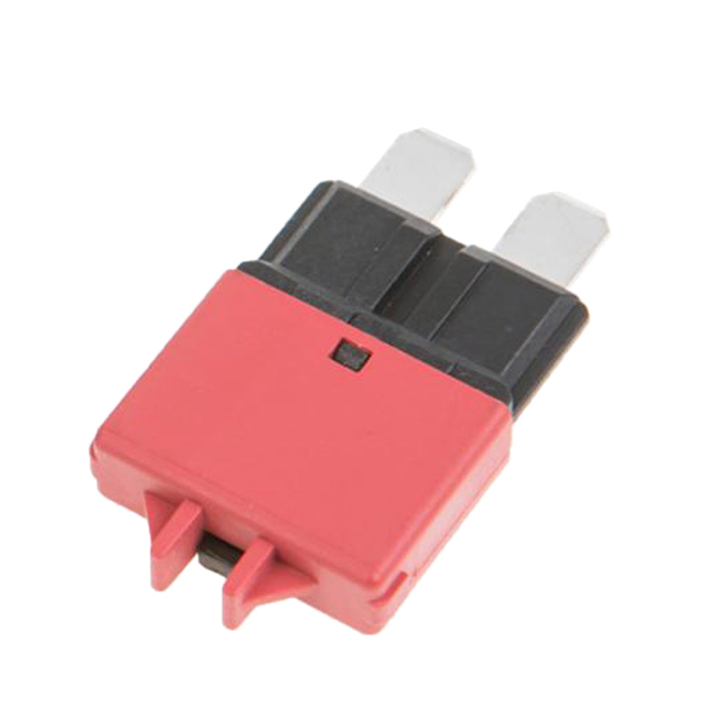 Circuit Breaker Blade Fuse 12V 24V Resettable 5-30A Marine Rally Red(10A)