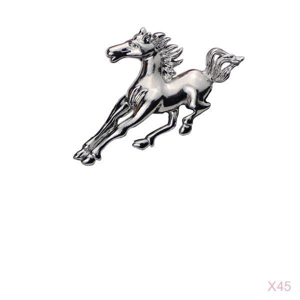 45pcs Fashion Metal Animal Horse Brooch Pin Badge Wedding Bridal Art Deco