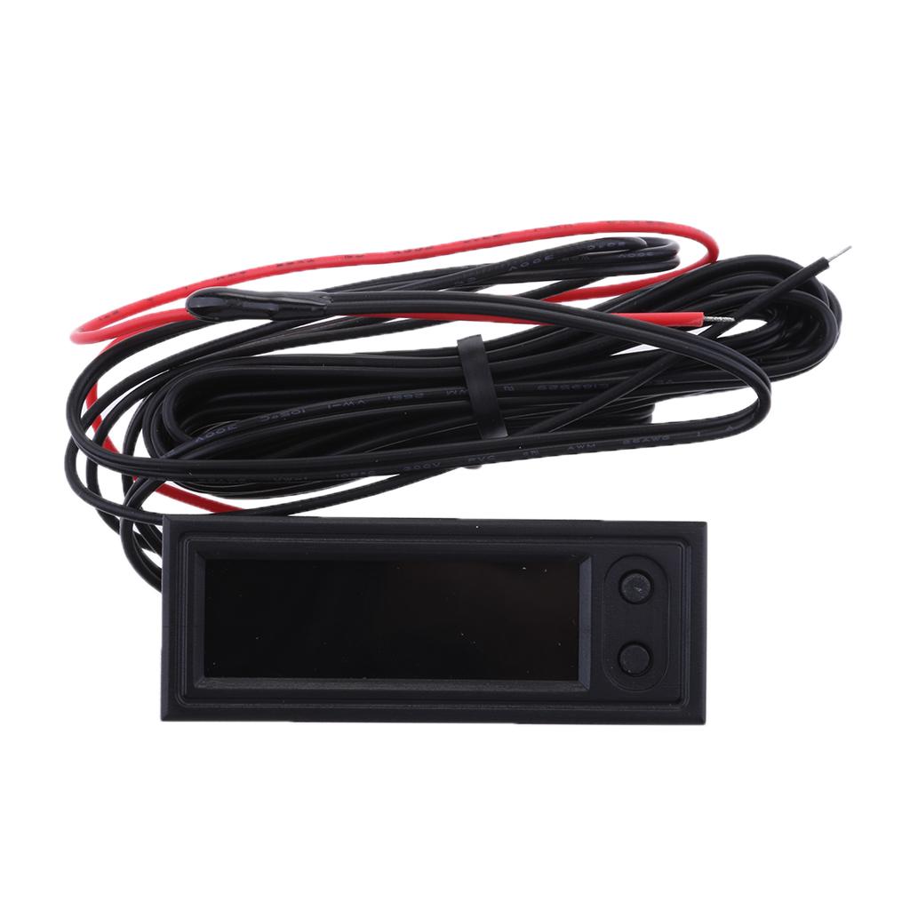 3 in 1 Car Auto Digital LED Time Voltmeter Thermometer Clock Module Red