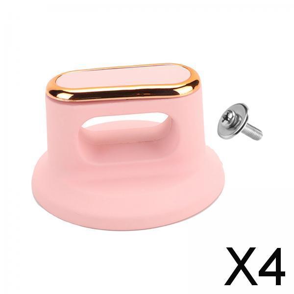 4xUniversal Lid Handle Lid Knob Caps Bakelite for Oil Pot Saucepan Lids Kettle Pink
