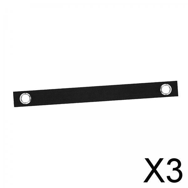 3xHammock Tree Straps Tree Straightening Straps for swing Seat Black