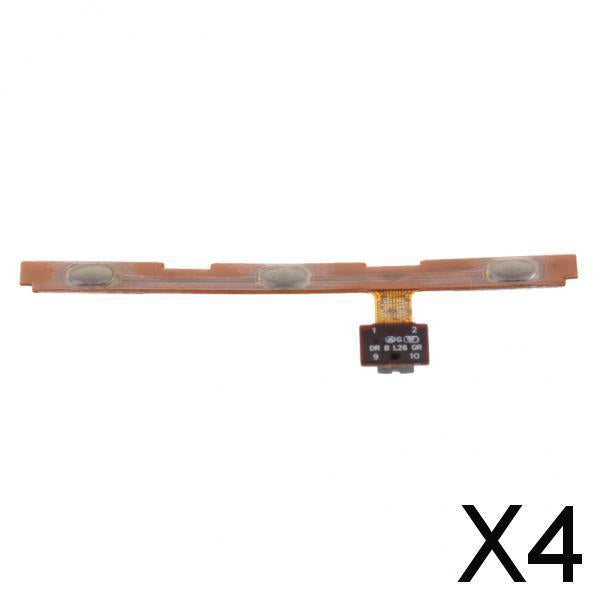 4xPower ON/OFF Button Volume Ribbon Flex Cable For Samsung Tab10.1 P7500 P7510
