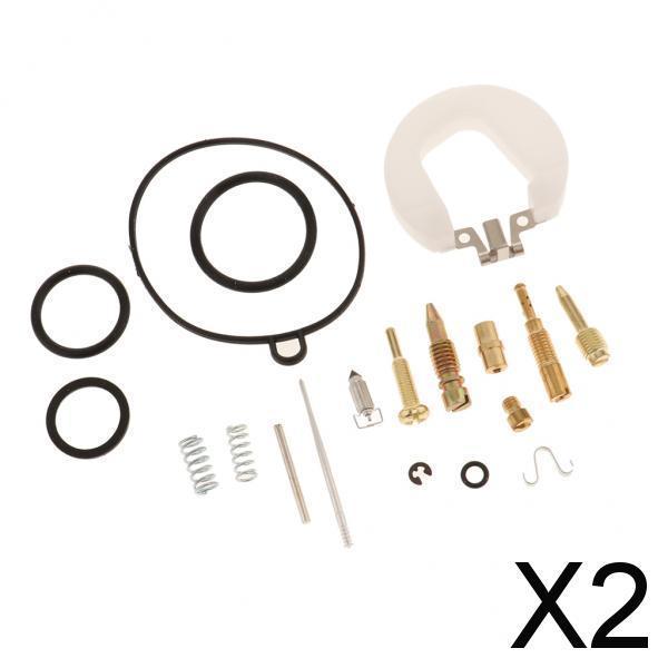 2xMetal Carburetor Rebuild Kit  Needle Main Jet Set for ATV Dirt Bike 
