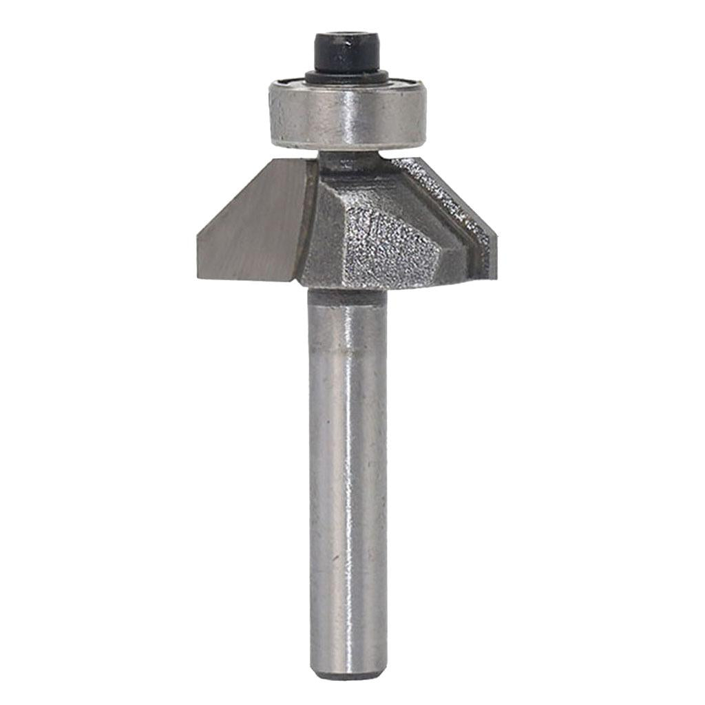 45 degrees Chamfer Router Bit for Carpentry Chamfering Rounding Beveling 2