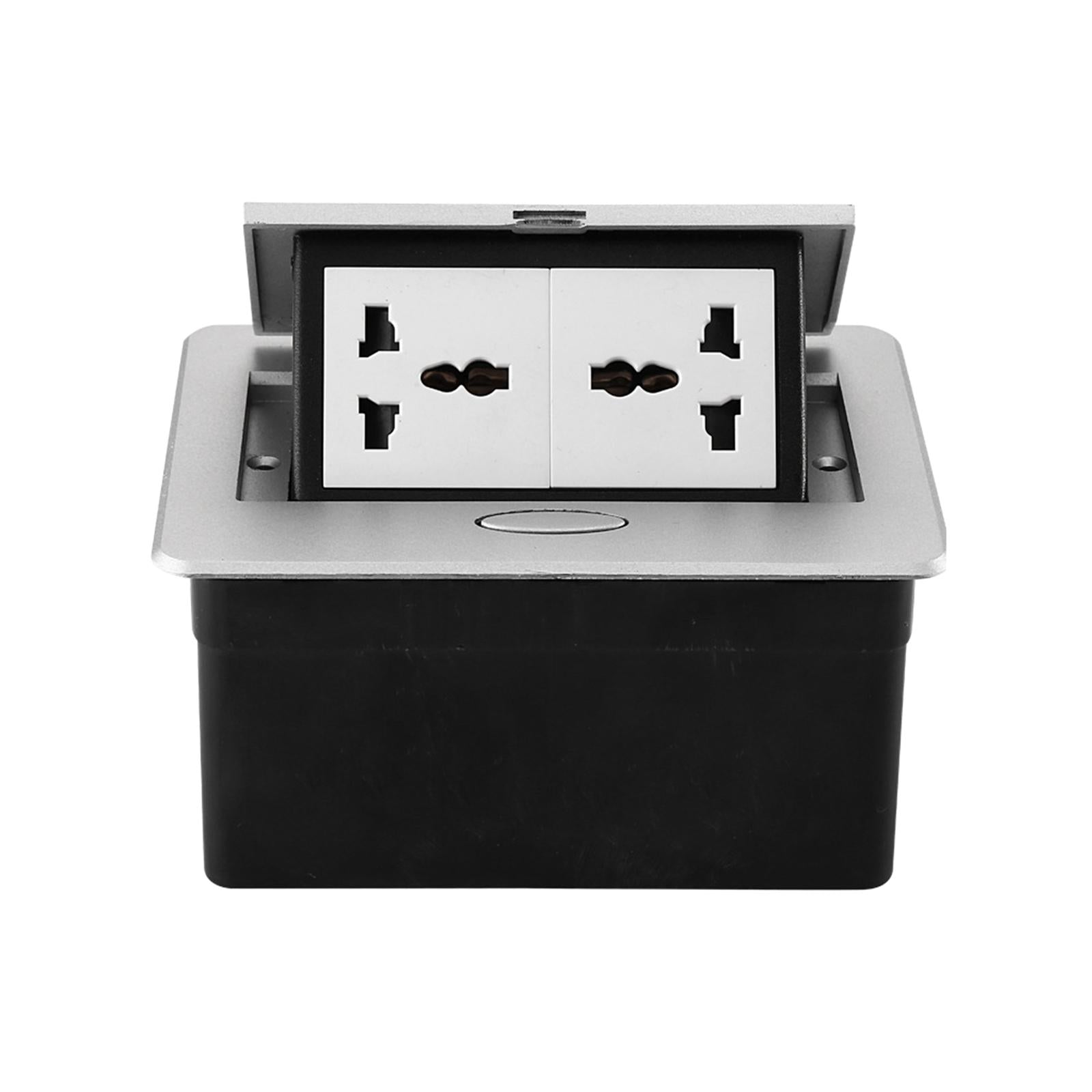 Power Strip Plug Base Recessed Desktop Plug Base for Conference Desk Kitchen