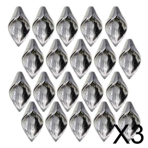 3x20Pcs Tibetan Silver Lily Calla Blank Flower Frame Cap Charms DIY Making
