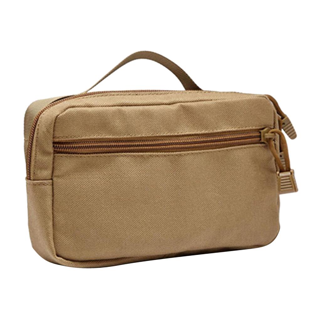 First Aid Kit Bag MOLLE Medic EMT Pouch Outdoor Travel Emergency Pack Khaki