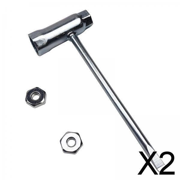 2xChainsaw Wrench with 2 Bar Nuts for Stihl MS210 MS440 009 MS180