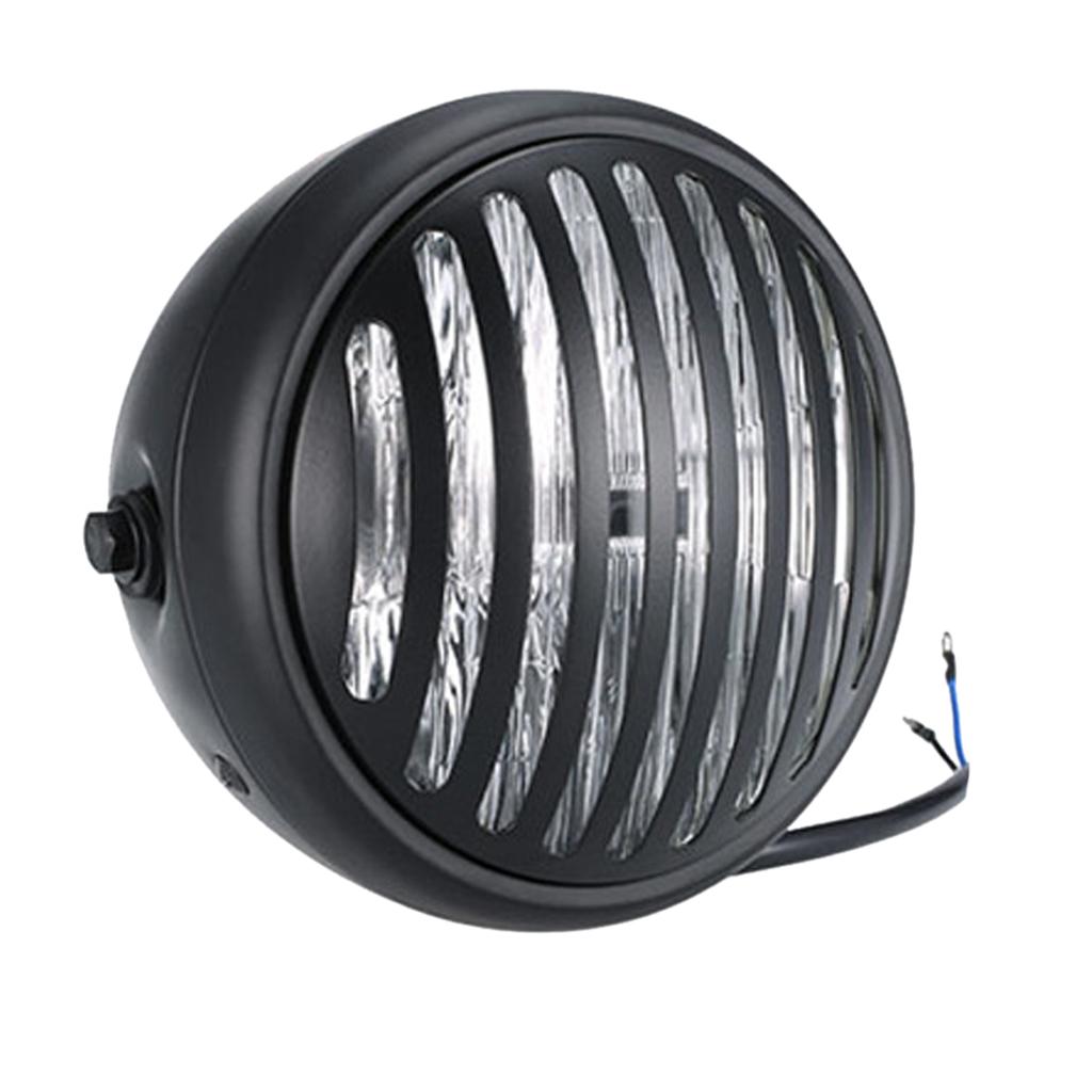 Motorcycle Headlight Head Lamp for Grille Cover for CG125 GN125 Clear