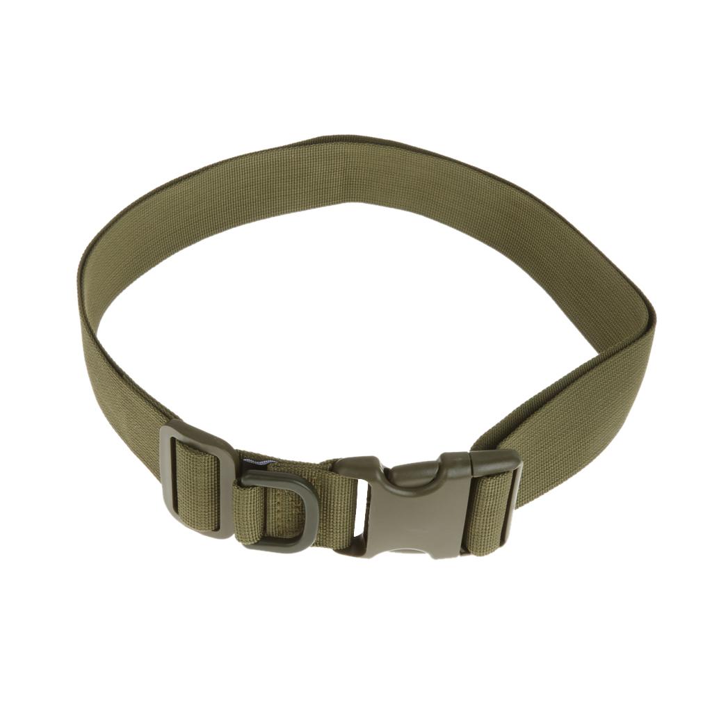 120cm  Tactical Quick Release Rescue Rigger Military Webbing Belt Army Green