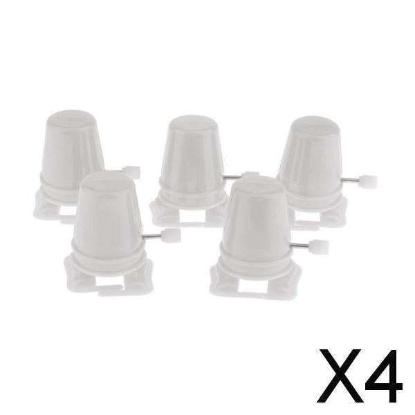 4x5X Clay DIY Hand Fittings Walking Machine for Mini Walking Robots White