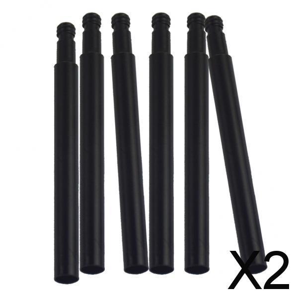 2x6 Pieces New Cycling Bike Bicycle Presta Tube Valve Extender Extension 70mm