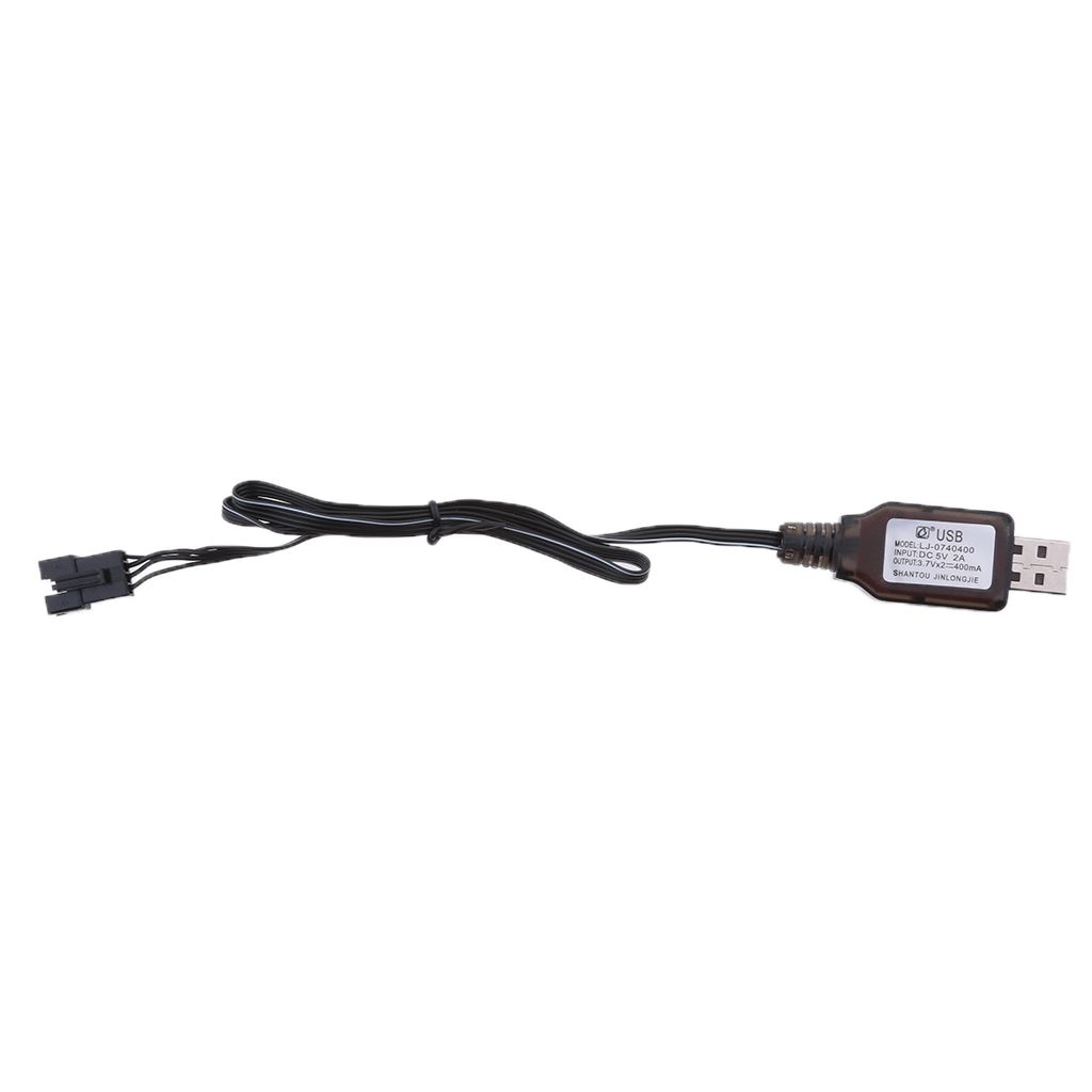 7.4V USB to SM-4P Plug Lithium Battery Charging Cable for RC Drone Toys