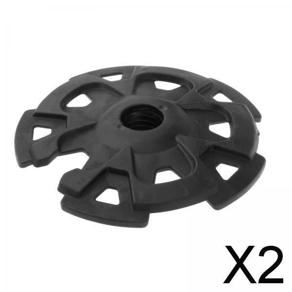 2xTrekking Pole Snow Basket 9cm Round Replacement Trekking Climbing Hiking