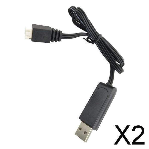 2x7.4V Lithium Battery Charge Charger Charging Line USB Cable Lead Cord Wire